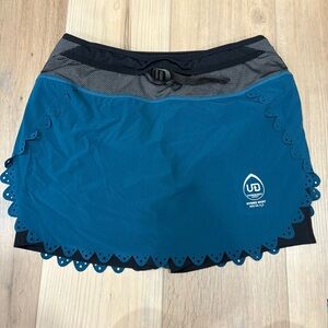 Ultimate Direction Hydro Lasercut Running Skort Skirt Teal Medium